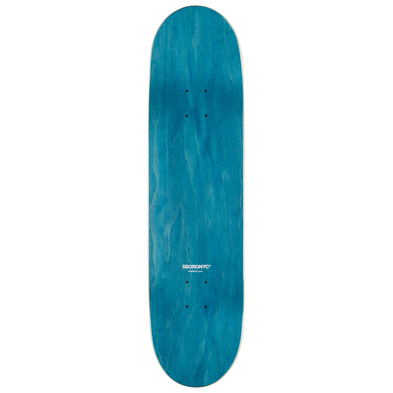 5Boro Keith Hardy Pro Skateboard Complete - Blue Stain - 8.25"