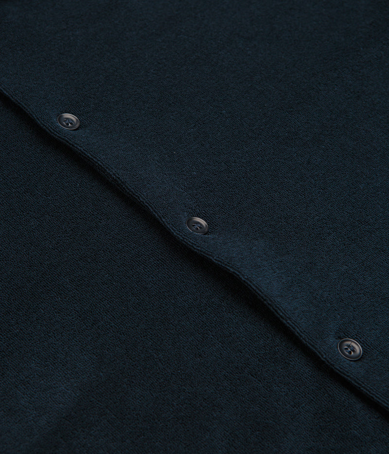 A.P.C. Nicolo Short Sleeve Shirt in Dark Navy