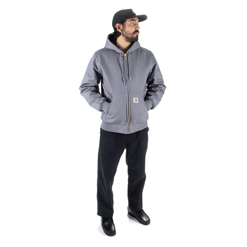 Carhartt WIP | Active Jacket - Rigid Dearborn Canvas
Style # I023083-191
Color : Dove Grey
