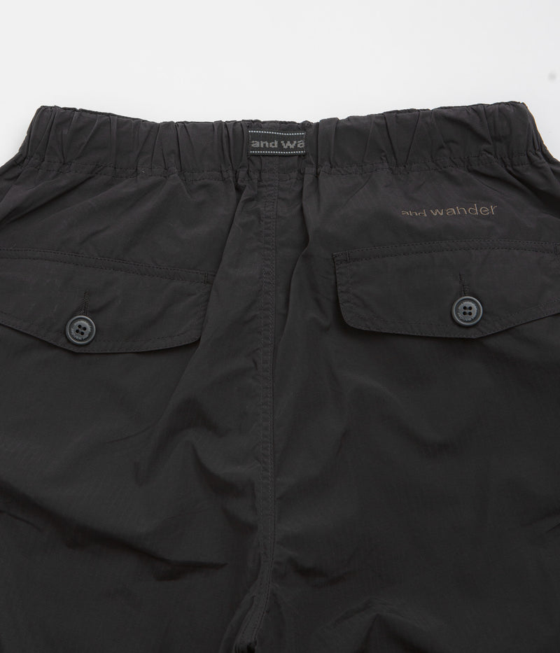 and wander Oversized Cargo Pants in Black