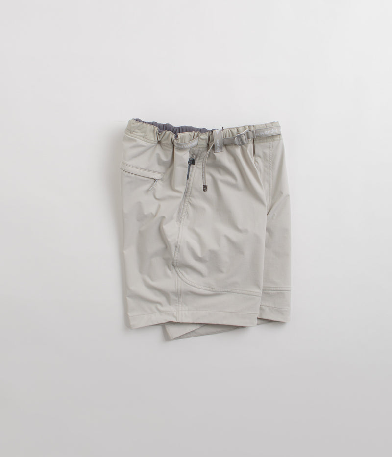 and wander Trek Shorts in Light Grey