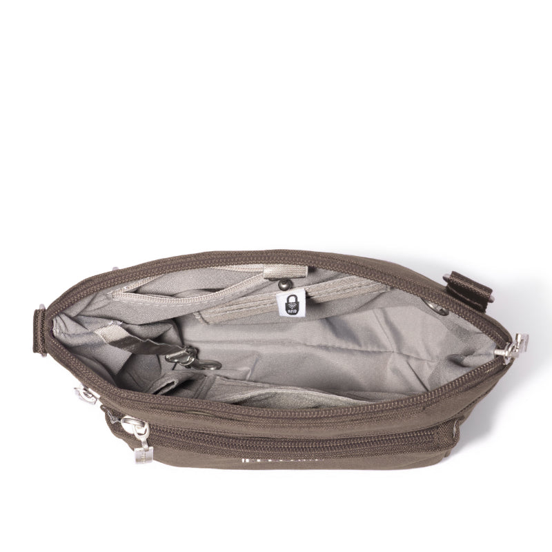 Baggallini Modern Pocket Crossbody - Dark Umber Heritage
