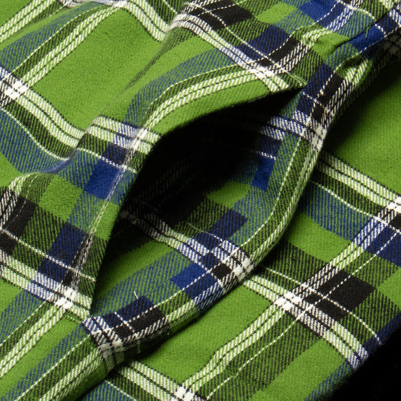Anti Hero | Basic Eagle Flannel Jacket Color : Green / Blue