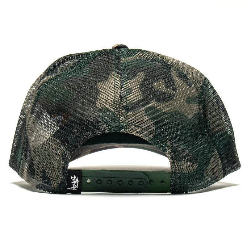 Stussy | Big Basic Trucker Hat Style # 1311088 Color : Camo