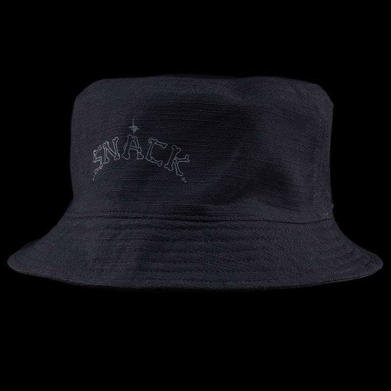 Snack | Bones Reversible Bucket Hat Black