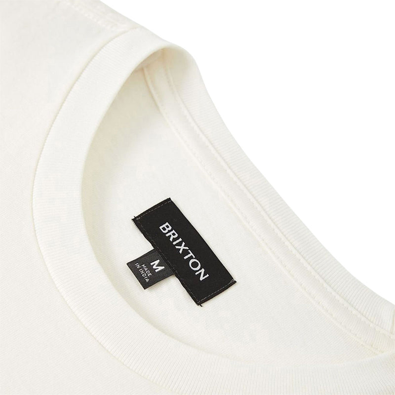 Brixton Baseline Relaxed T-Shirt - Off White Vintage Wash