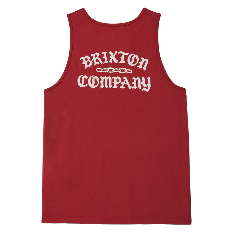 Brixton Chains Tank Top - Robust Red