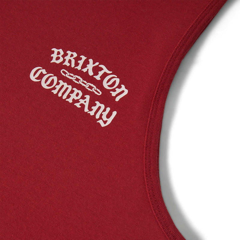 Brixton Chains Tank Top - Robust Red