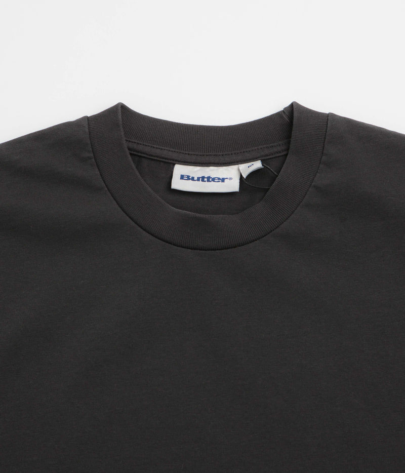 Butter Goods Basic T-Shirt in Washed Black and Black