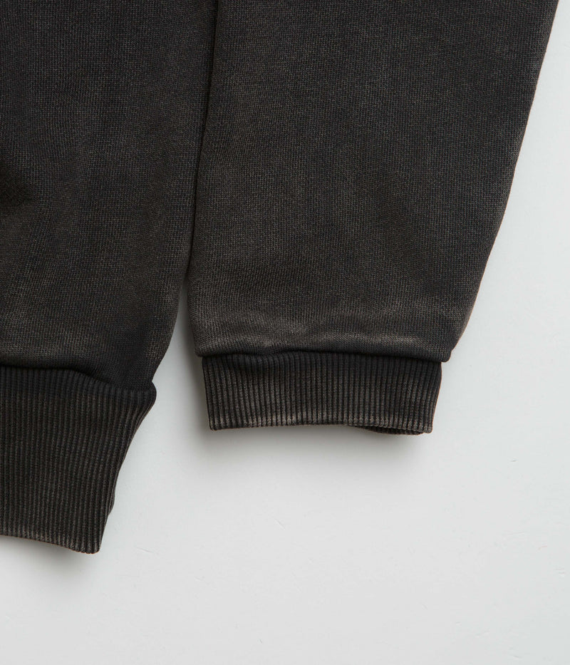 Butter Goods Corp 1/4 Zip Sweatshirt in Black