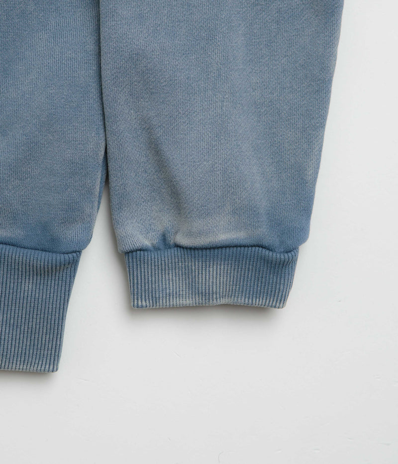 Butter Goods Corp 1/4 Zip Sweatshirt in Navy