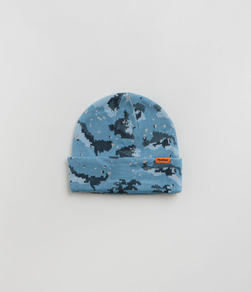 Butter Goods Desert Camo Beanie in Slate