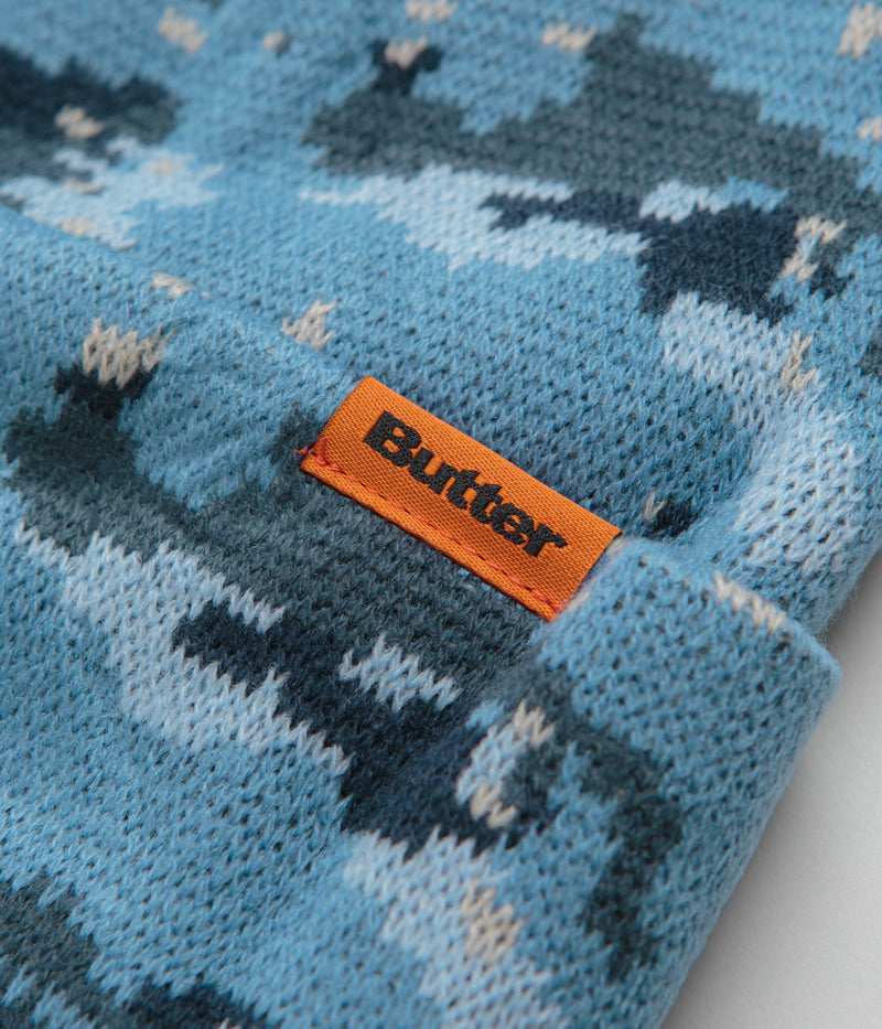 Butter Goods Desert Camo Beanie in Slate