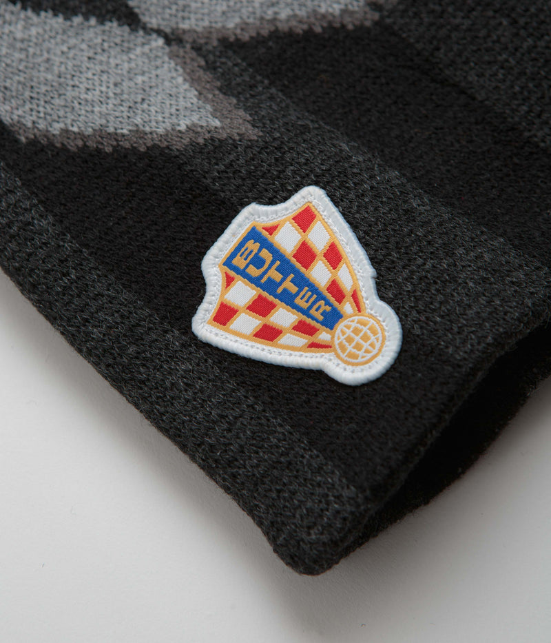 Butter Goods Flag Skully Beanie in Black
