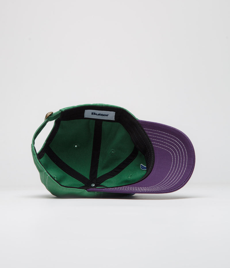 Butter Goods Scratch Cap in Forest and Purple