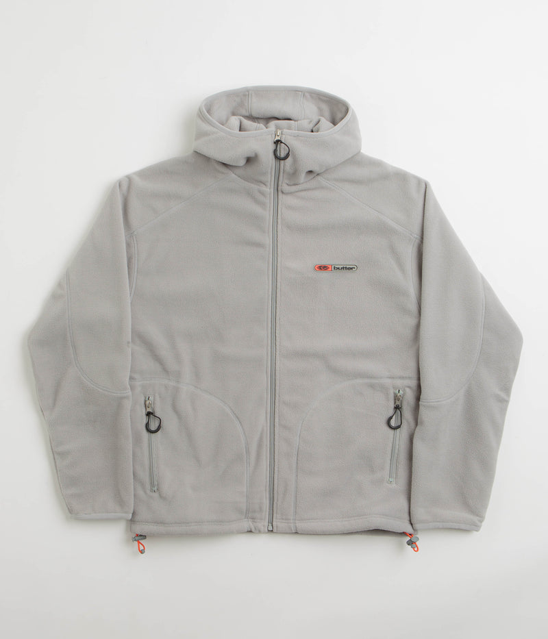 Butter Goods Trail Polar Fleece Jacket in Grey