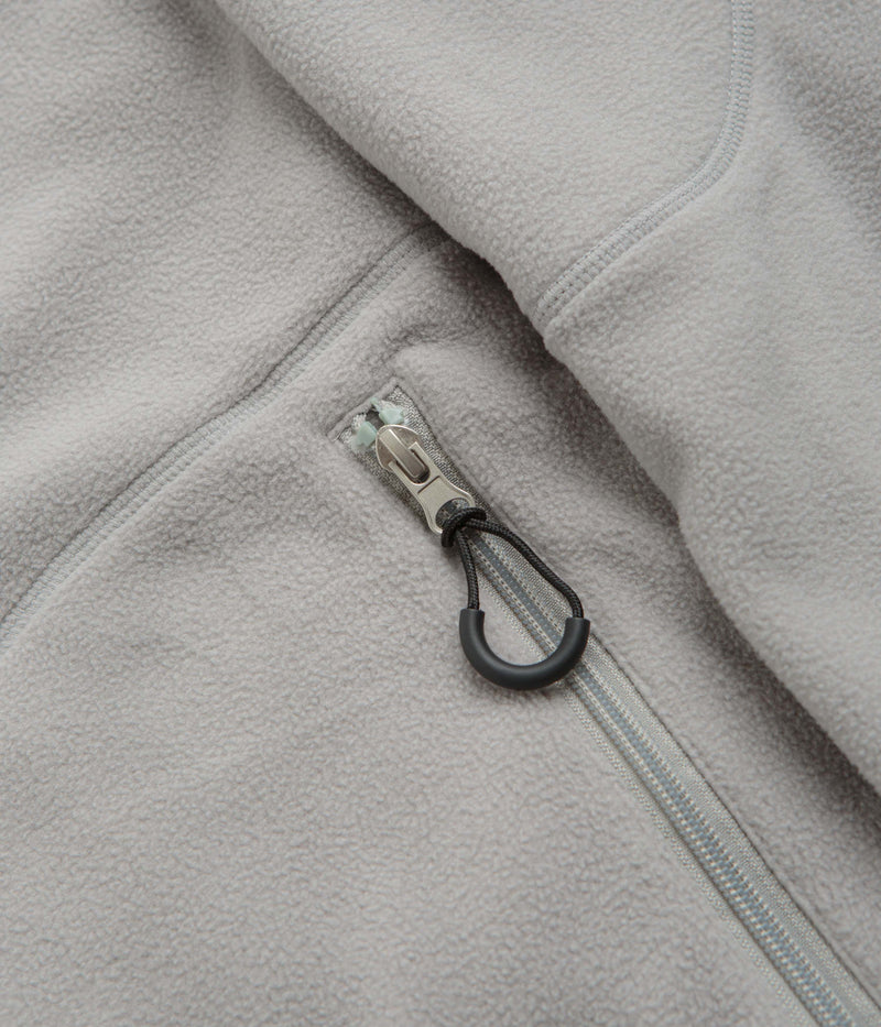 Butter Goods Trail Polar Fleece Jacket in Grey