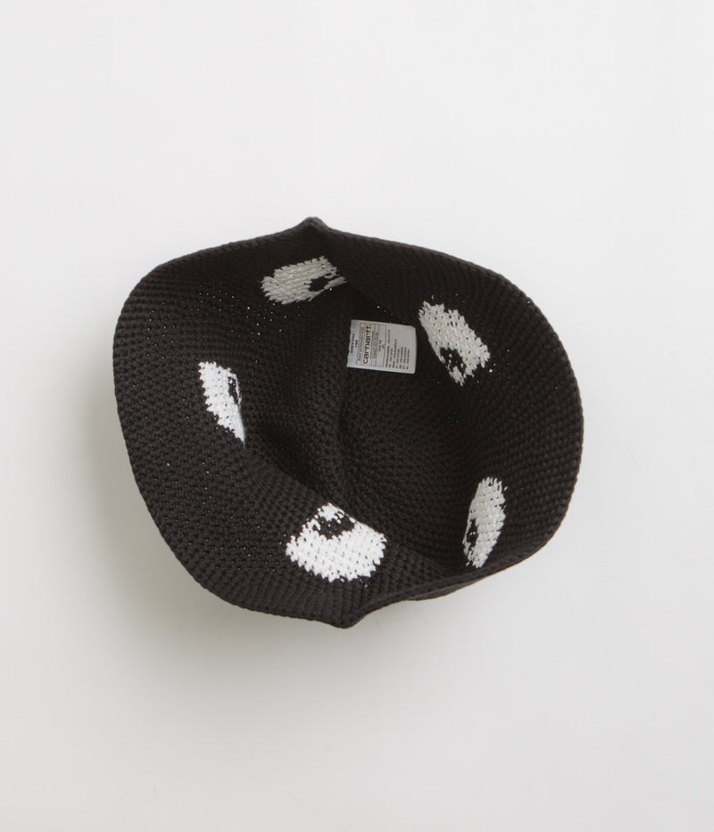 Carhartt Cane Bucket Hat in Black and White