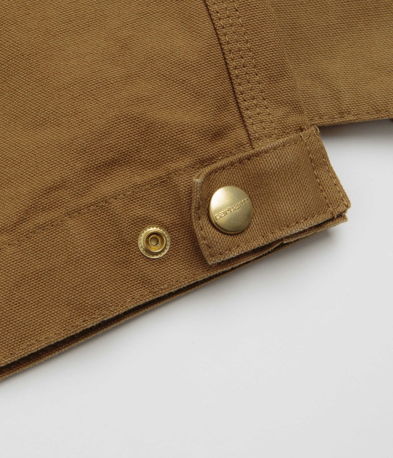Carhartt Detroit Jacket in Hamilton Brown and Tobacco