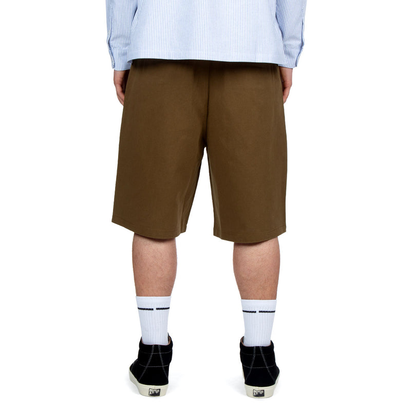CCS Pleated Chino Shorts - Brown