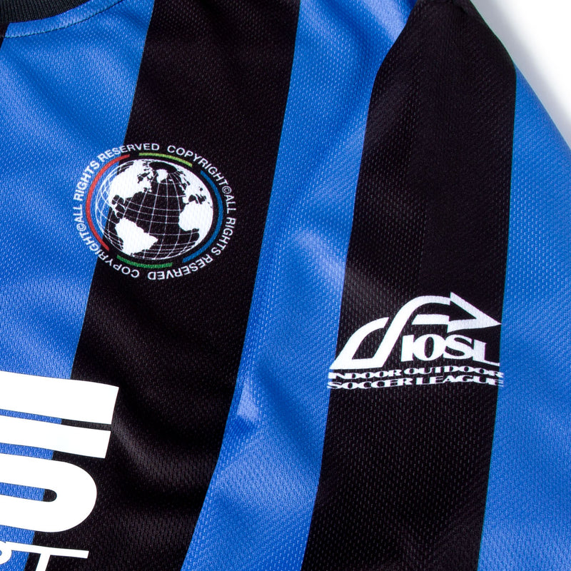 CCS Retro '85 Long Sleeve Soccer Jersey - Blue Stripe