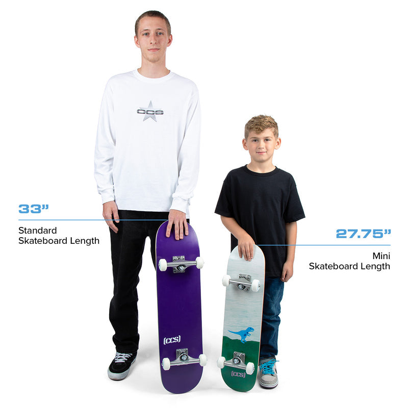 CCS Smile Decay Mini Skateboard Complete - Black