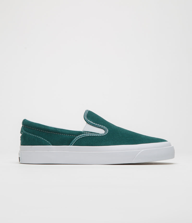 Converse One Star CC Slip Pro Shoes in Rubber Plant and White / White