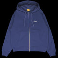 Dime | Cursive Small Logo Zip Hoodie Night Blue