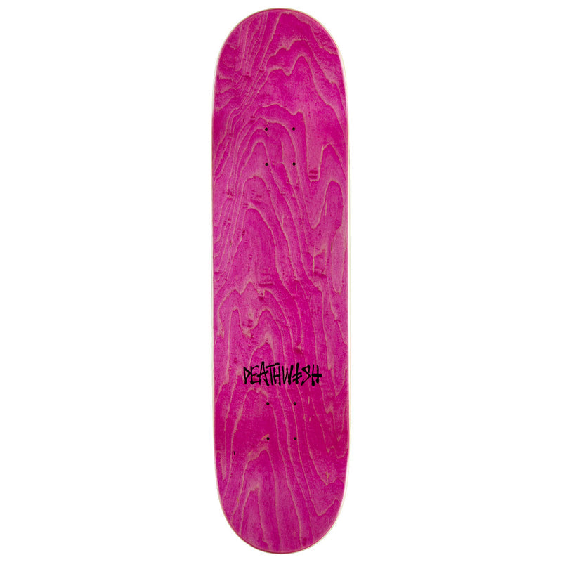 Deathwish Gang Spray Skateboard Complete - Black/White - 8.25"