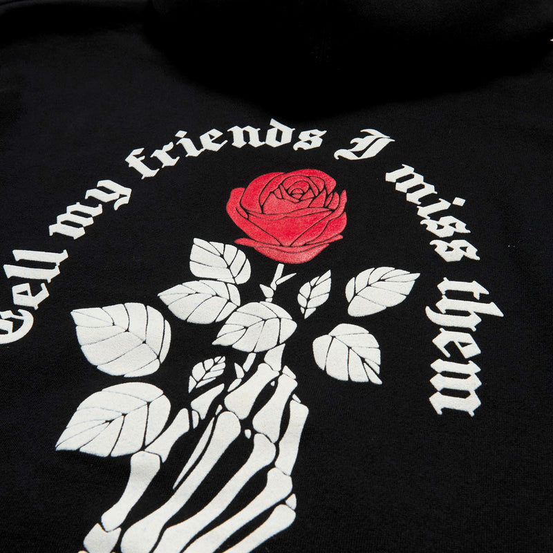 Designer Trash Tell Your Friends Hoodie - Black