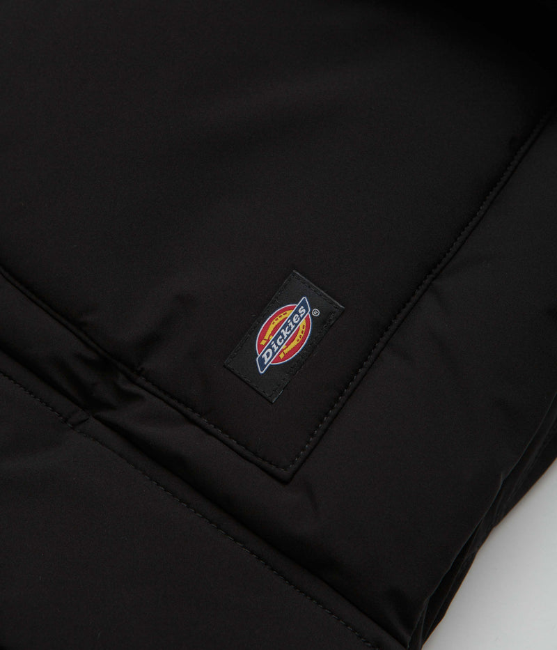 Dickies Eagleville Hooded Puffer Jacket in Black