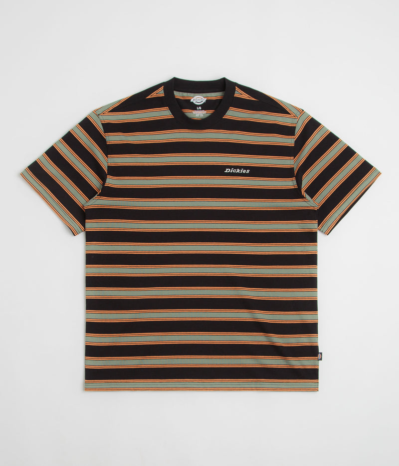 Dickies York Stripe T-Shirt in Black