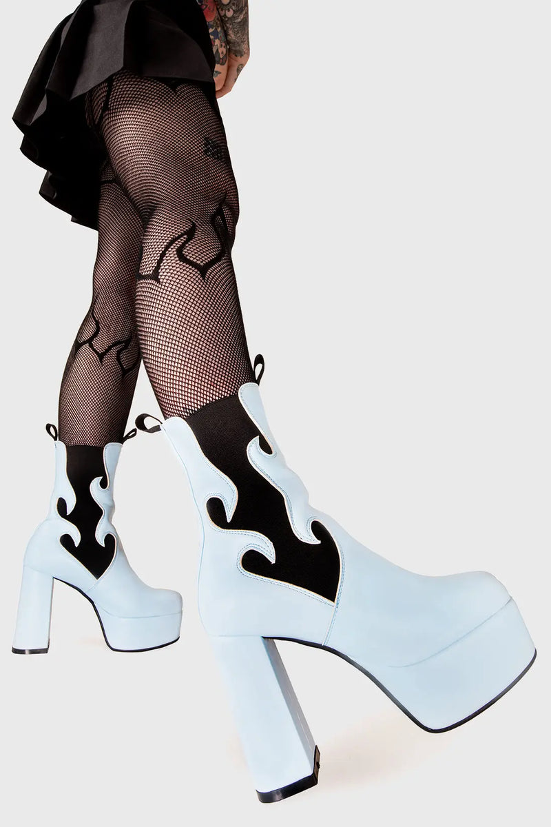Feelings Platform Ankle Boots LAMODA