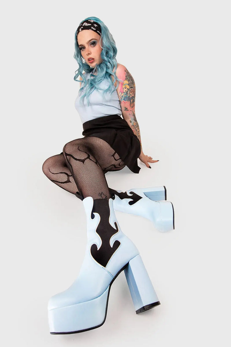 Feelings Platform Ankle Boots LAMODA