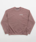 Fucking Awesome Believe Crewneck Sweatshirt in Maroon