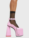 Goodbye Forever Platform Heels lamodawebsite