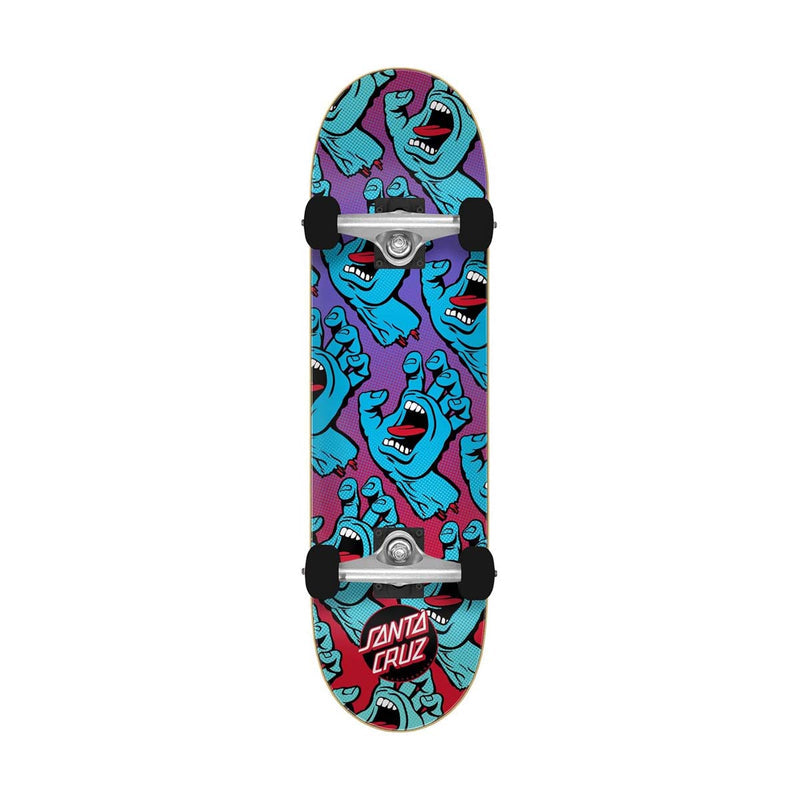 Gradient Hands Micro 7.50in x 28.25in Santa Cruz Skateboard Complete (7.5)