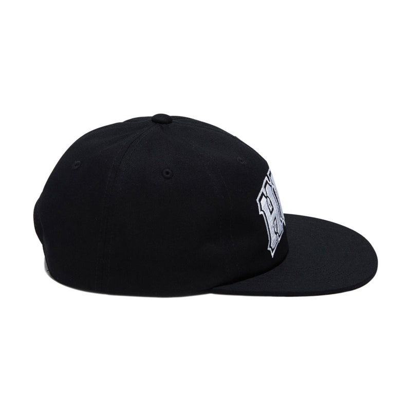HUF Classic Arch Snapback Hat - Black/White