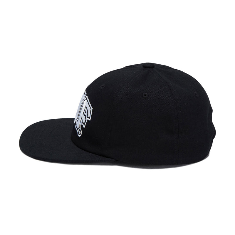 HUF Classic Arch Snapback Hat - Black/White