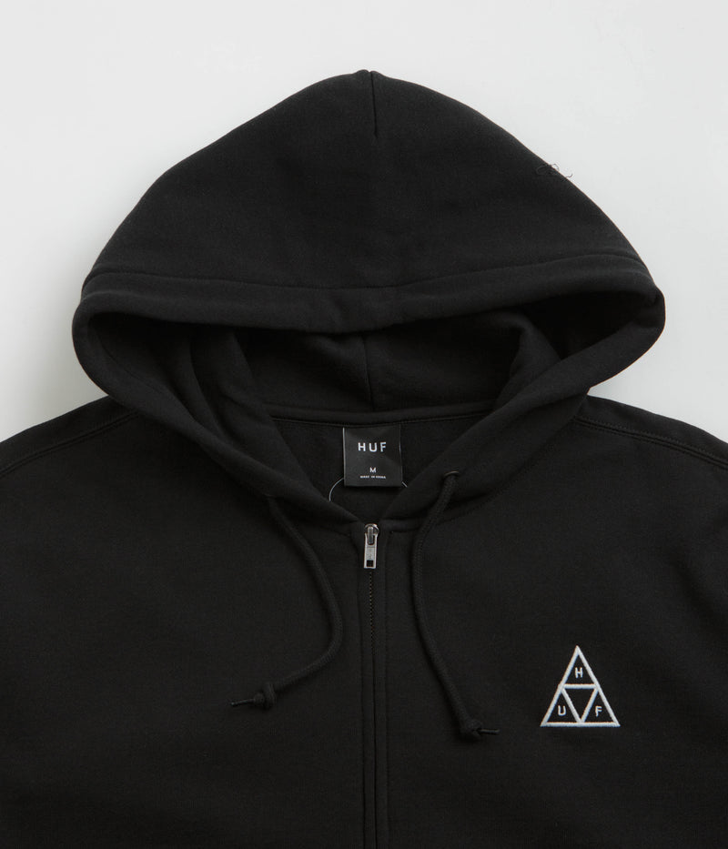 HUF Set TT Full Zip Hoodie in Black