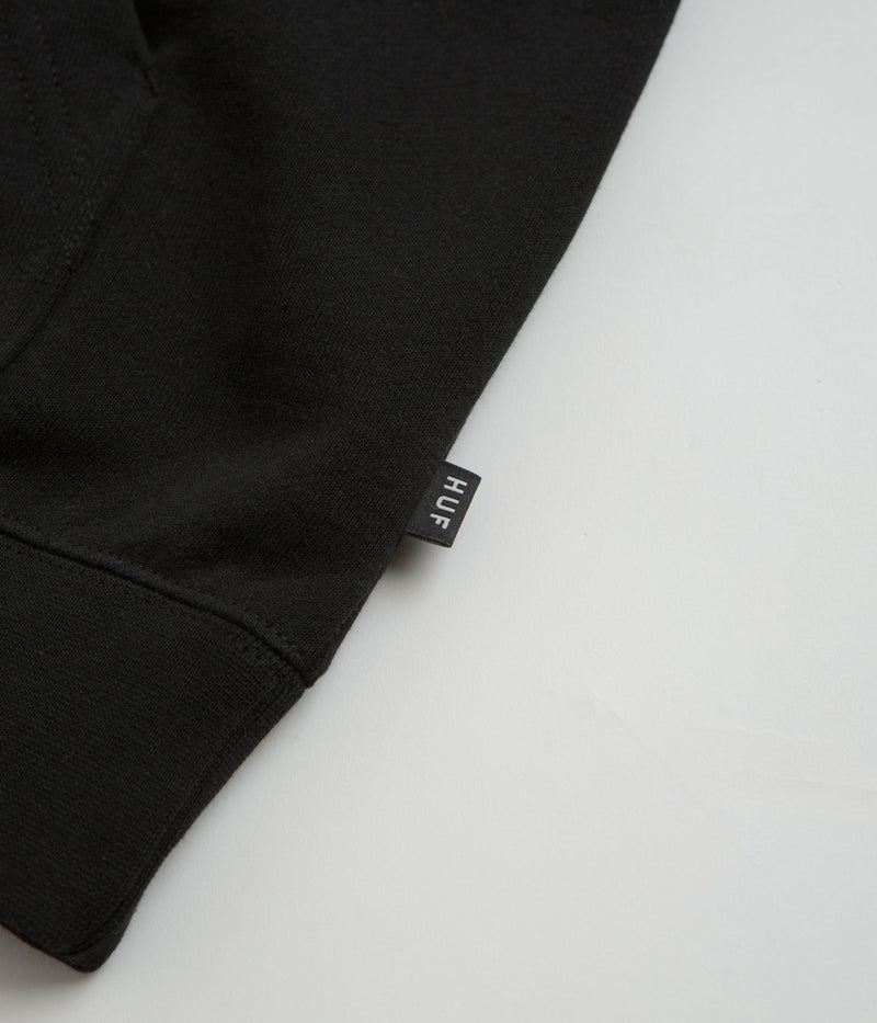 HUF Set TT Full Zip Hoodie in Black