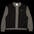 Grand Collection | Knit Quarter Zip Color : Grey / Black