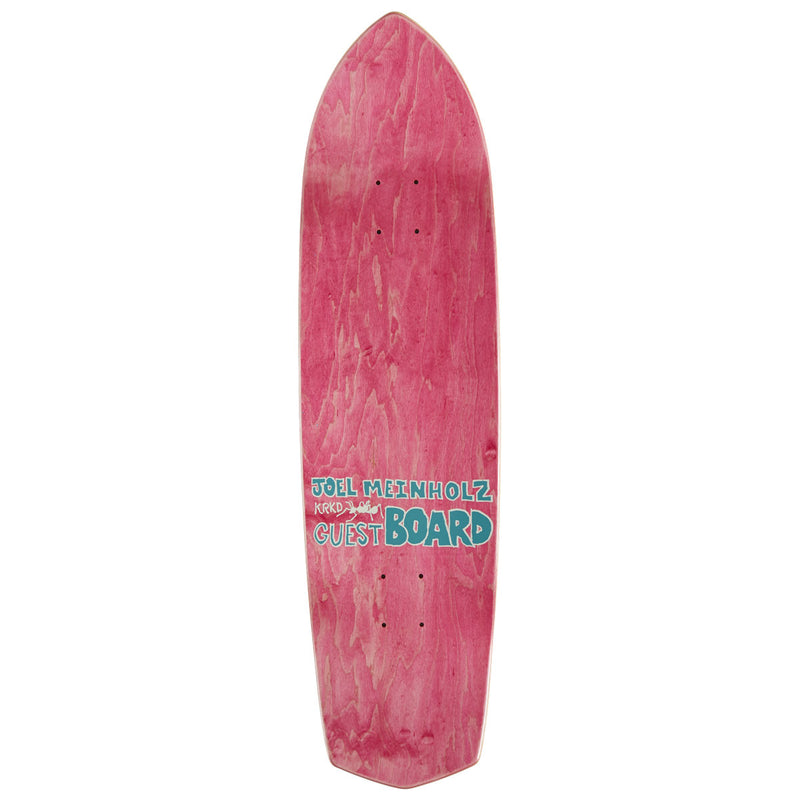 Krooked Joel Meinholz Guest Pro Zig Zagger Skateboard Deck - Light Blue - 8.62"