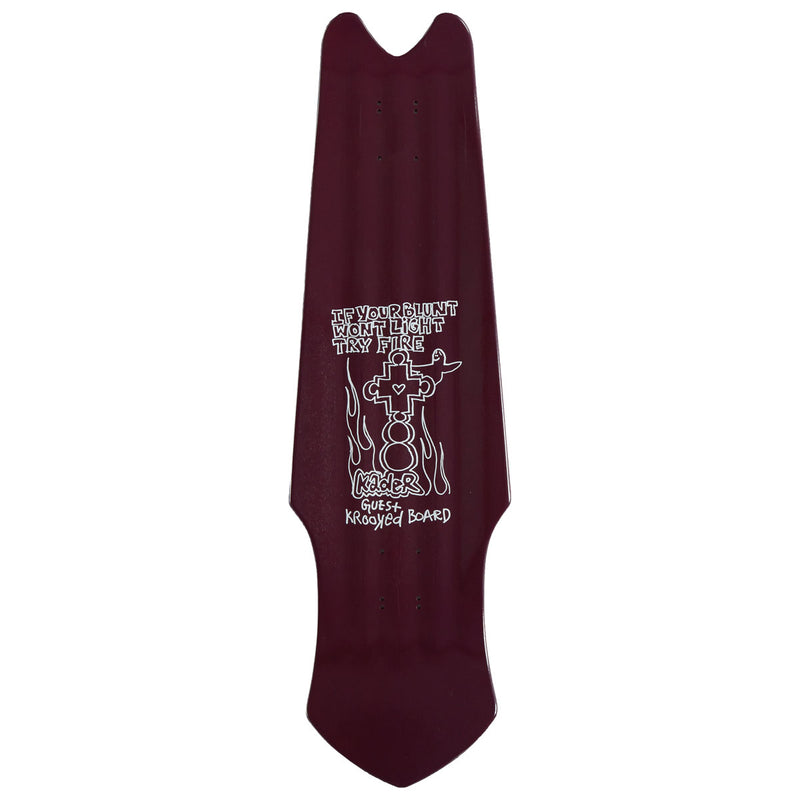 Krooked Kader Guest Tri-Plane Skateboard Deck - 9.75"