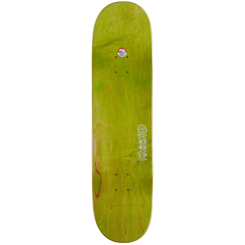 Krooked Manderson Just Caus Skateboard Deck - Blue - 8.38"