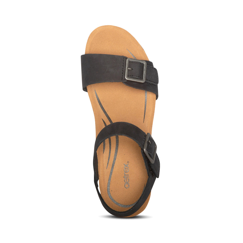 LEXA BLACK SANDAL