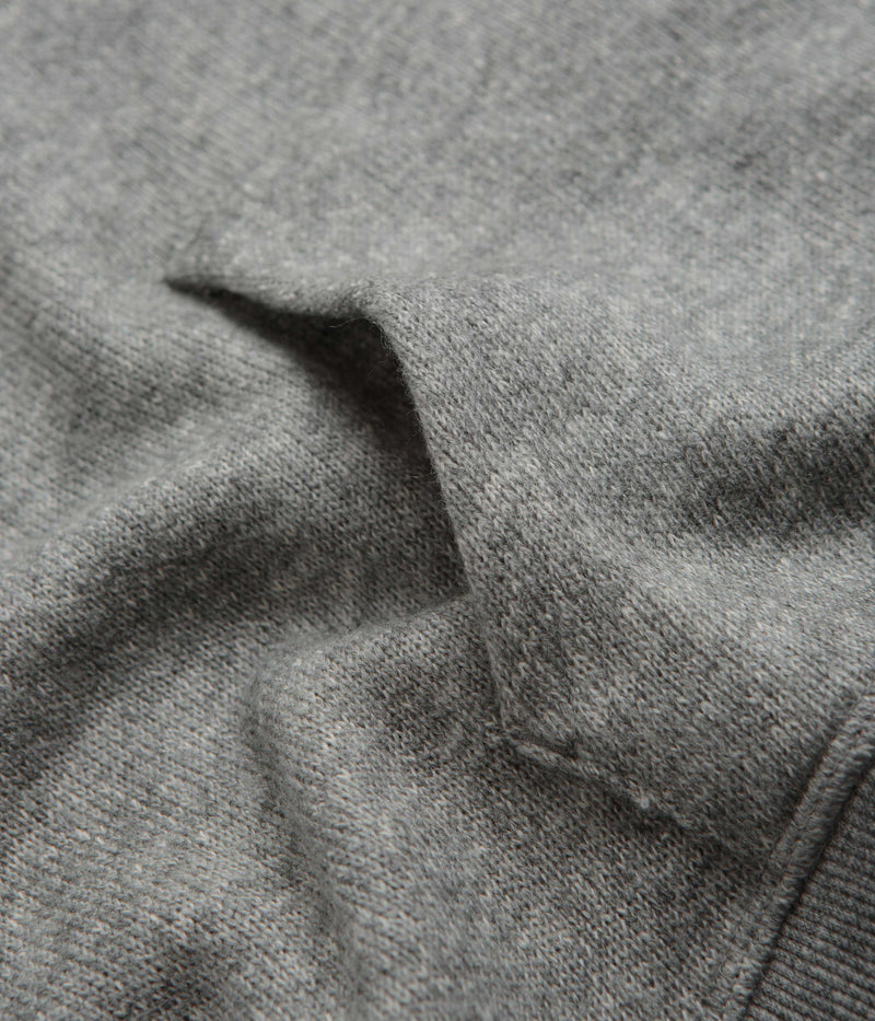 Mollusk Heathered Hoodie in Grey