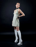 Money Moves Platform Knee High Boots lamodawebsite