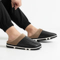Morbida leather half shoes