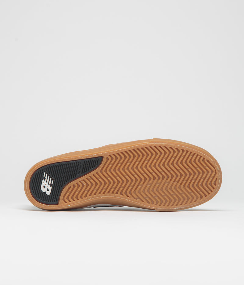 New Balance Numeric 306 Jamie Foy Shoes in Sea Salt and Gum / Black